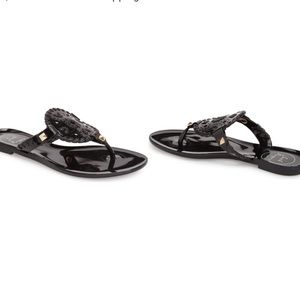 Jack Rogers Georgica Black Jelly Flip Flop👙